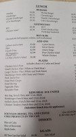 Cd's Grill menu