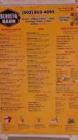 Burrito Barn menu
