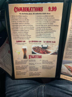 Rio Bravo Mexican menu