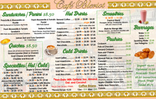 Café Blériot Xi menu