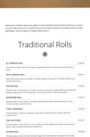 El Tataki Sushi And Mexican Grill menu