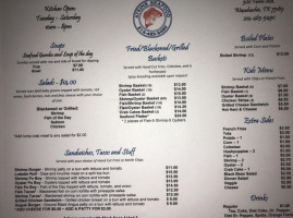 Atkins Seafood menu