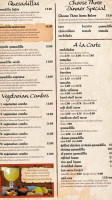 Plaza Los Panchos menu