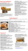 El Patron menu