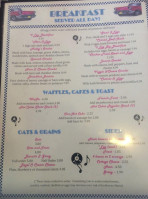 Goldie's Route 66 Diner menu