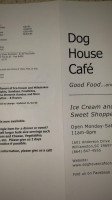 Dog House Cafe menu