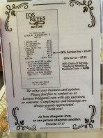 Los Reyes Grill menu