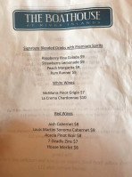 The Boathouse At River Islands menu