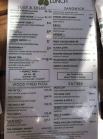 The Leaning Pear menu