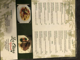 Los Olivos menu