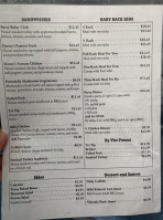 Danny's Road Side Kitchen menu