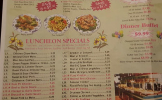 Chiu Kwan Kitchen menu