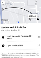 The Thai House And Sushi food