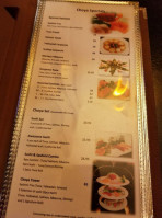 Choya Japanese Cuisine menu