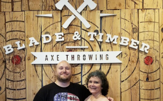 Blade Timber Axe Throwing Kc Town Center food