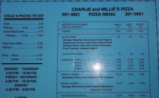 Charlie Millies Pizza House inside