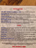 Southern's Pizza Sports Pub menu