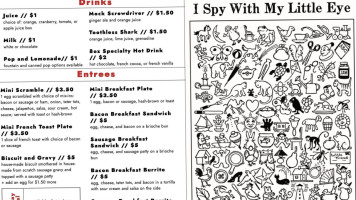Fox Hole Tavern menu