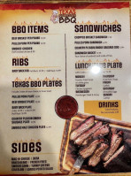 Texas Pitmaster Bbq menu
