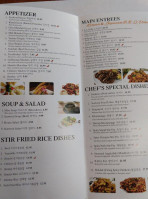 Arisu Korean menu