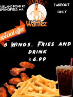 Wingz Wafflez food