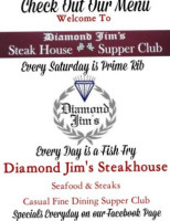 Diamond Jim's Stoneridge Inn food