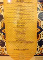 Reyna's Restaurant menu