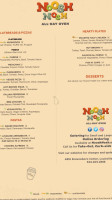 Noosh Nosh menu