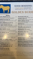 Golden Burro Cafe & Lounge menu