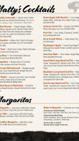 Matty's Sporthouse Grill menu
