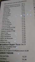 L S Mexican menu
