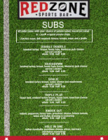 Red Zone Sports menu