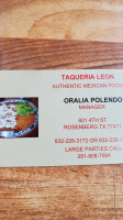 Taqueria Leon food