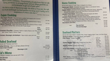 That Cajun Place menu