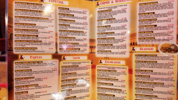 Plaza De Toros menu
