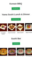 Yama Sushi menu