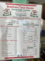 Brothers Taco House inside