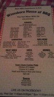 Winnsboro House Of Bbq menu