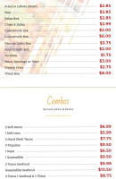 Tacos El Hermano menu