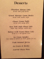 Seasons menu