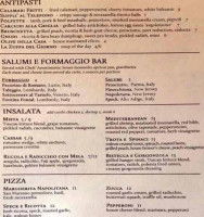 Zucca Italian menu