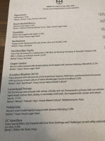 Heliotrope Brewery menu