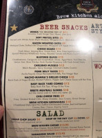 Brew Kitchen Ale House menu