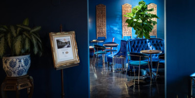 Blue Infinite Lounge At Napa inside