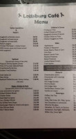 Lottsburg Cafe' menu