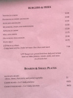 Union Town Provisions menu