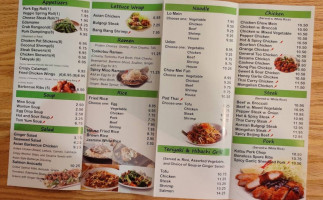 Lins Asian Bistro menu