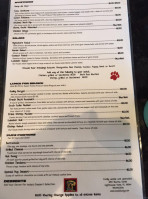 The Nauti Dawg Marina Cafe menu
