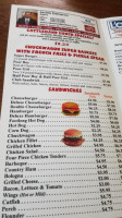 Chuckwagon Grill menu