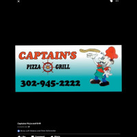 Captains Pizza food